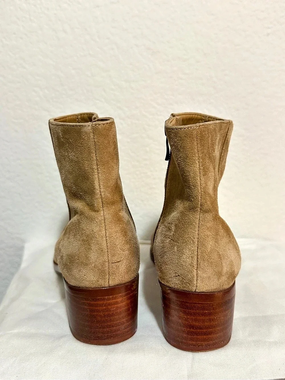 JCREW Brown Suede Ankle Boots S 6.5